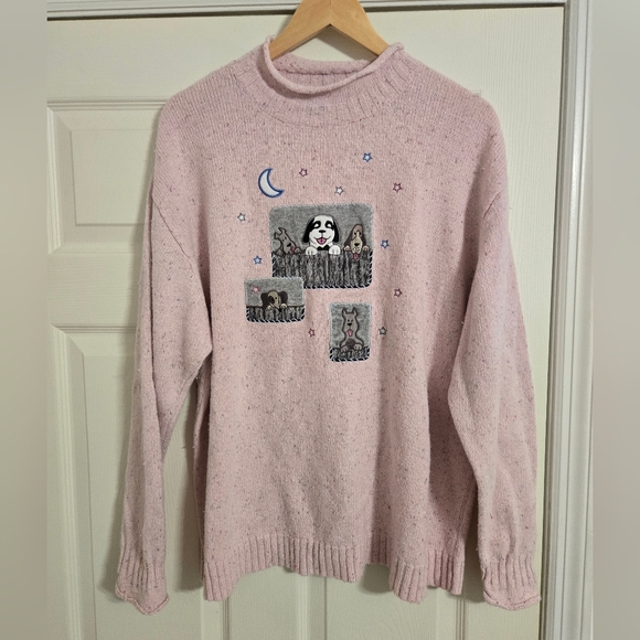 Big Dogs pink dog sweater crewneck size XL - Picture 1 of 7